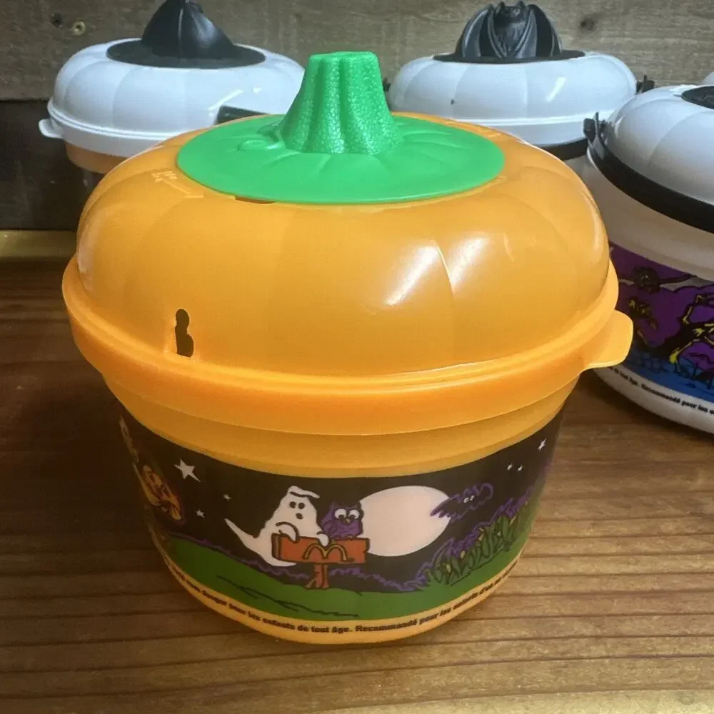 McDonald's Vintage 1999 Halloween Pails Set Of 5
